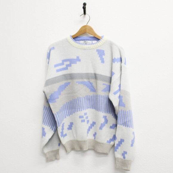 Vintage Saturdays Abstract Knit Sweater Small - Picture 1 of 8